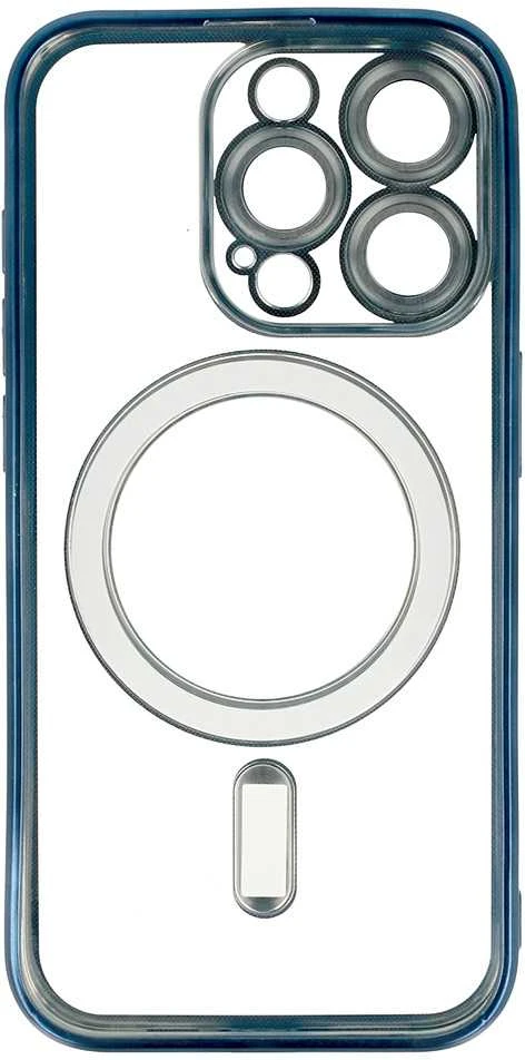 Fusion Accessories Topt Metallic Magsafe dėklas skirtas Apple iPhone 15 Pro Max mėlynos spalvos