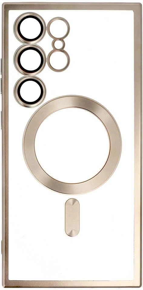 Fusion Accessories Topt Metallic Magsafe dėklas skirtas Samsung Galaxy S24 Titanium