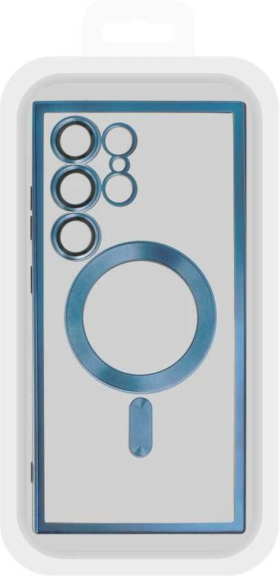 Toptel Topt Metallic Magsafe dėklas skirtas Samsung Galaxy S22 Plus mėlynos spalvos
