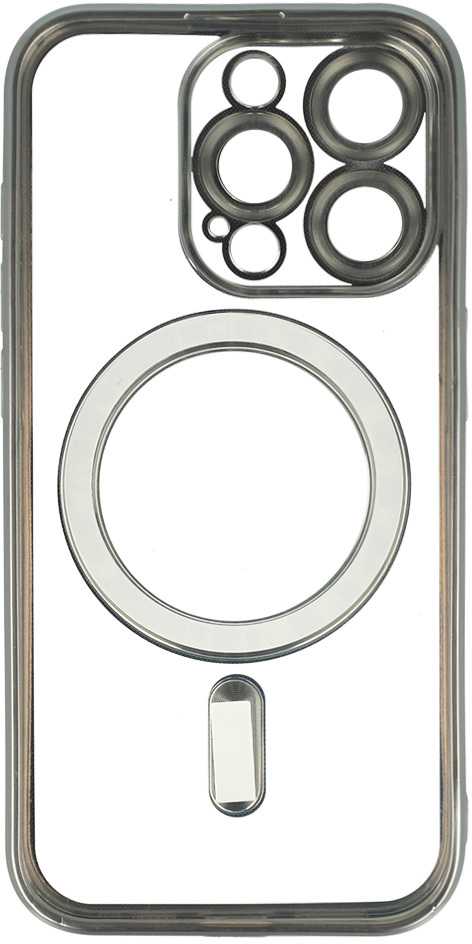 Fusion Accessories Topt Metallic Magsafe dėklas skirtas Samsung Galaxy S25 sidabro spalvos