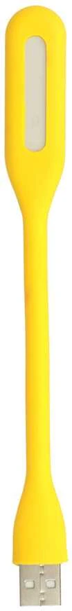 Oem Topt Mini LED Lamp Silicone USB Geltona