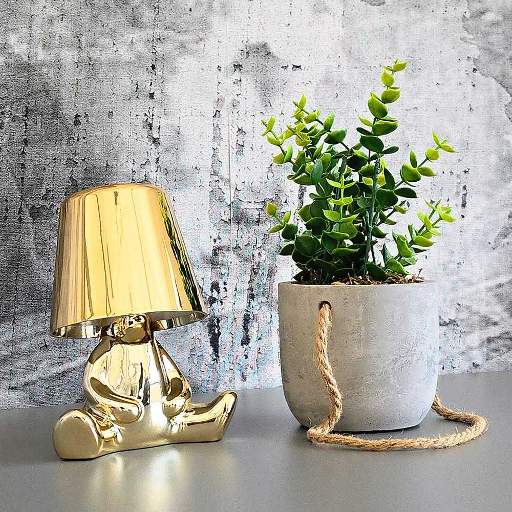 Oem Topt Naktinis šviestuvas Golden Man design B