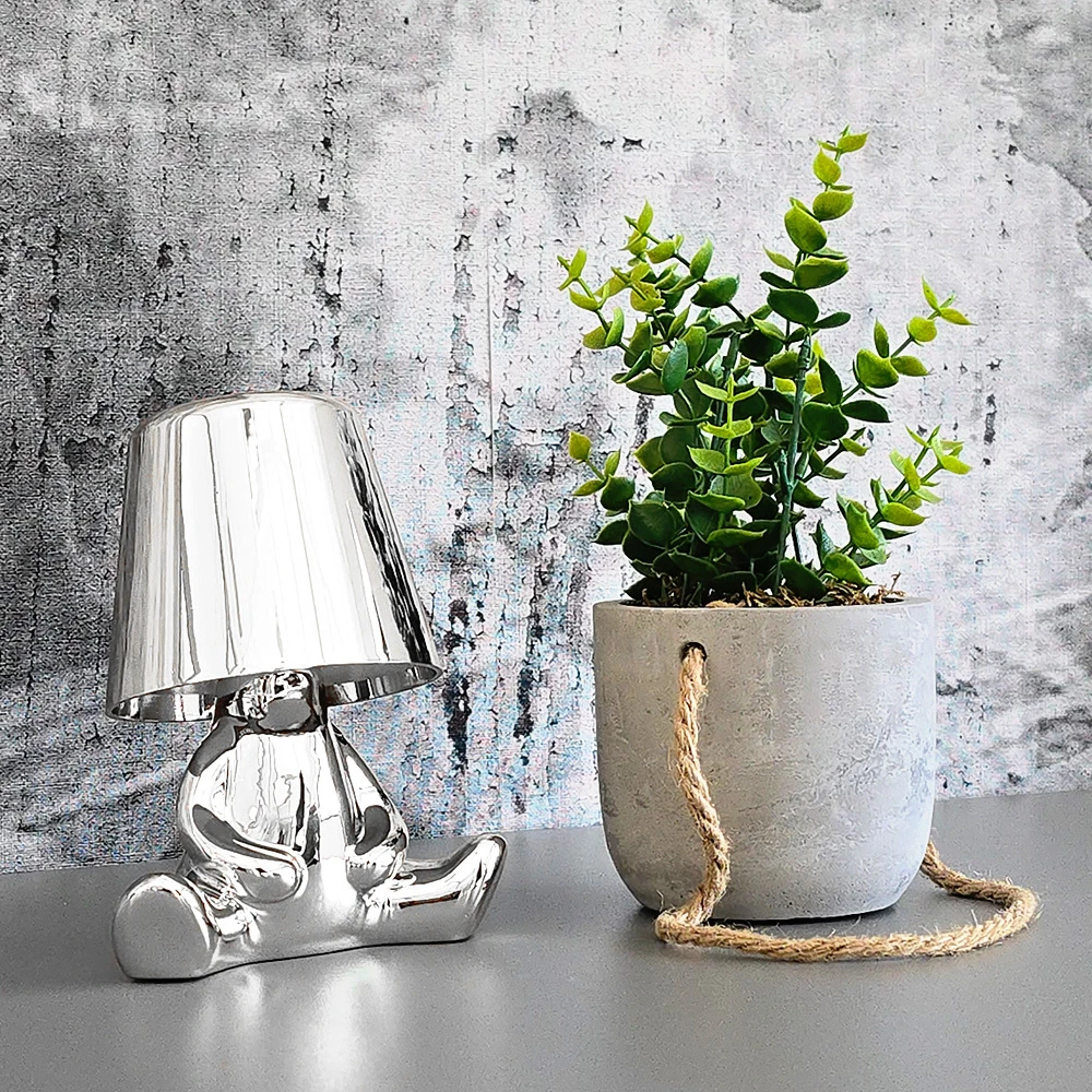 Oem Naktinė lempa Sidabrinis Man design B