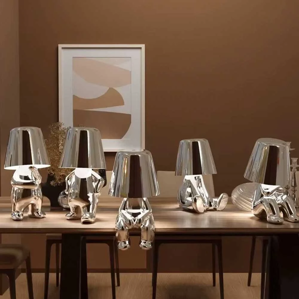 Oem Topt Naktinis šviestuvas Sidabrinis Man design L