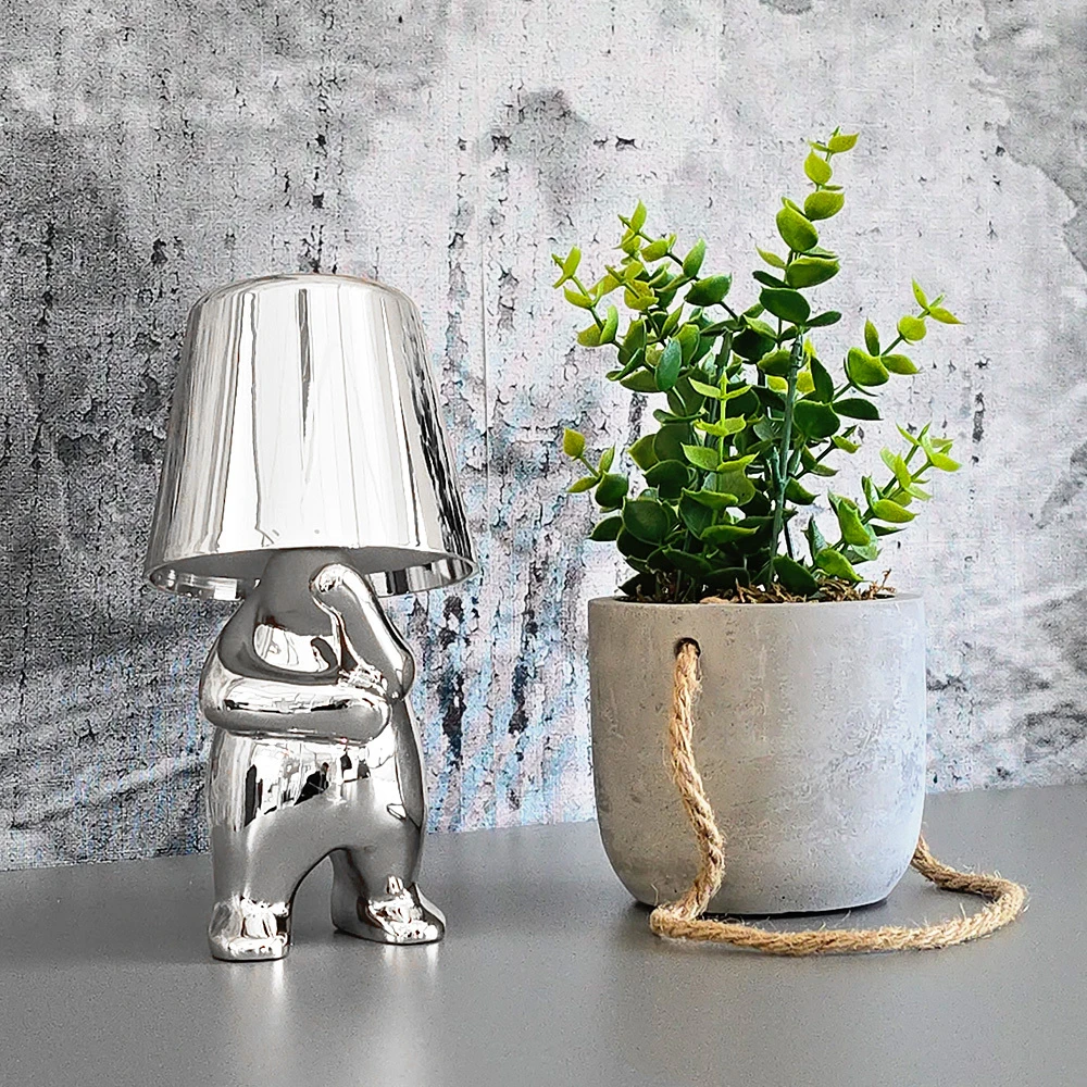 Oem Naktinė lempa Sidabrinis Man design G