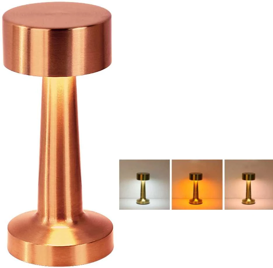 Oem Topt Naktinis šviestuvas WDL-03 belaidis rose aukso spalvos