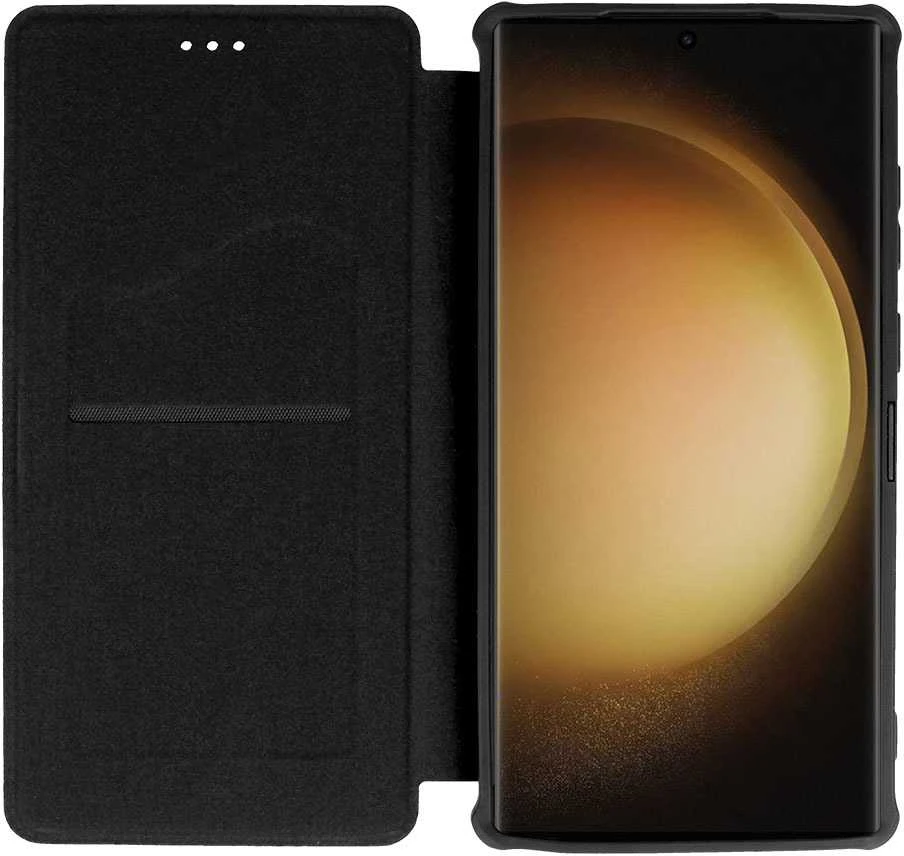 Fusion Accessories Topt Razor Leather Book dėklas skirtas Xiaomi Redmi Note 11 Pro/Note 11 Pro 5G juodos spalvos