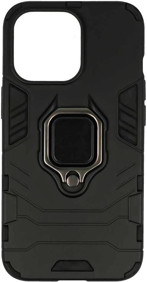 Fusion Accessories Topt Ring Armor dėklas skirtas Apple iPhone 13 Pro juodos spalvos