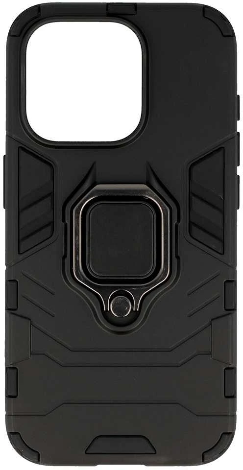 Toptel Topt Ring Armor dėklas skirtas Apple iPhone 15 Pro juodos spalvos
