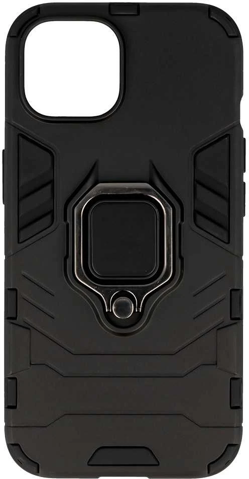 Fusion Accessories Topt Ring Armor dėklas skirtas Apple iPhone 15 juodos spalvos