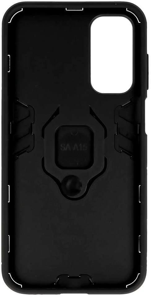Fusion Accessories Topt Ring Armor dėklas skirtas Samsung Galaxy A15 4G/5G juodos spalvos