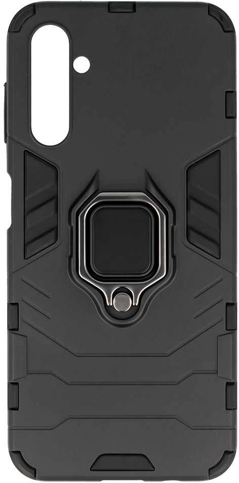 Fusion Accessories Topt Ring Armor dėklas skirtas Samsung Galaxy A14 4G/5G juodos spalvos