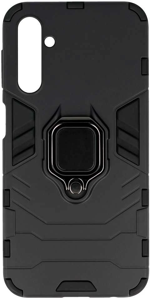 Fusion Accessories Topt Ring Armor dėklas skirtas Samsung Galaxy A24 4G juodos spalvos