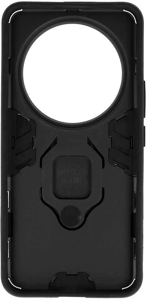 Toptel Topt Ring Armor dėklas skirtas Xiaomi 14 Ultra juodos spalvos