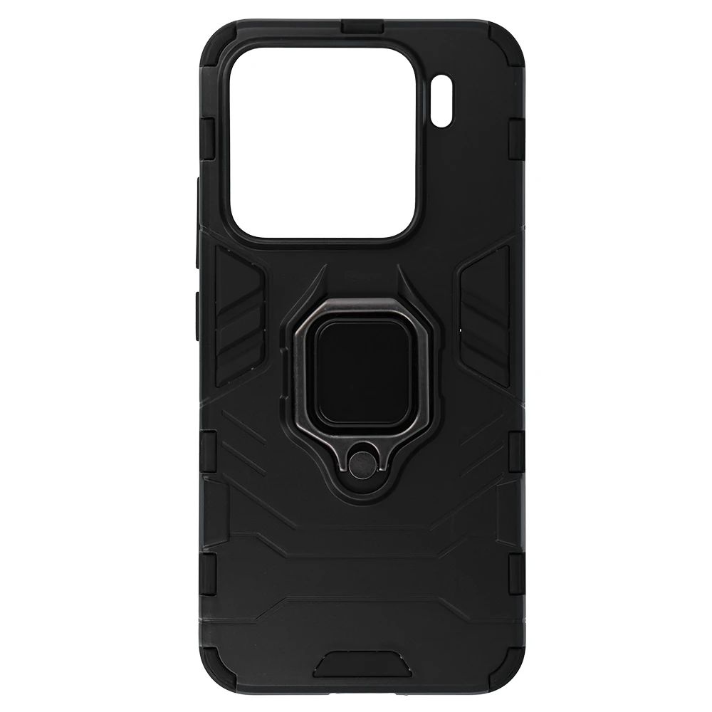 Toptel Ring Armor dėklas skirtas Xiaomi 15 5G juodos spalvos