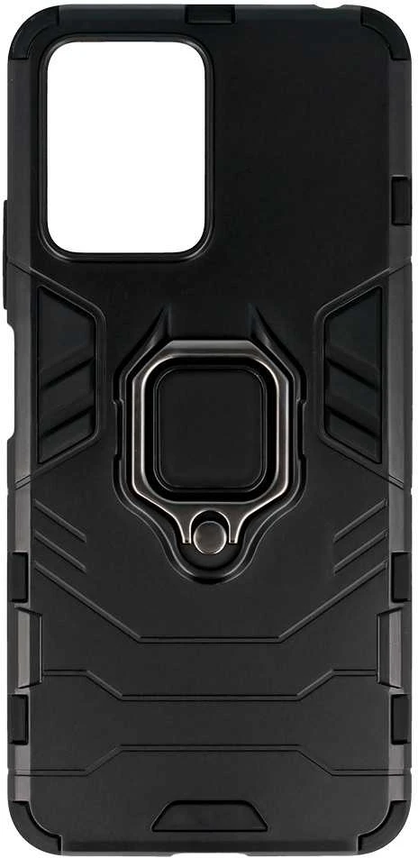 Fusion Accessories Topt Ring Armor dėklas skirtas Xiaomi Redmi Note 12 5G/Poco X5 juodos spalvos