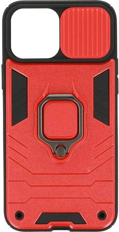 Fusion Accessories Topt Ring Lens dėklas skirtas Apple iPhone 13 Pro Max Raudona