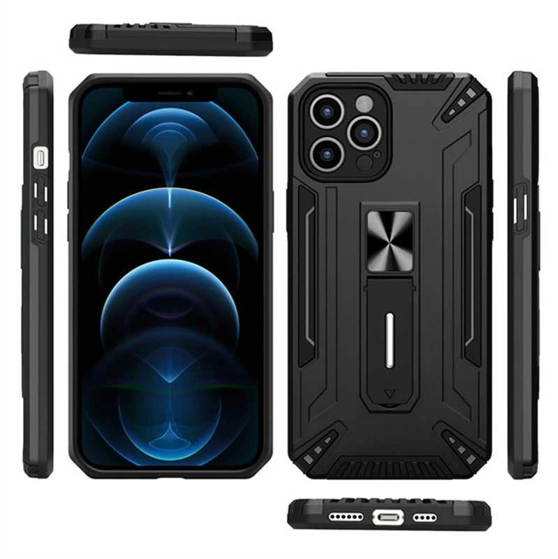 Fusion Accessories Topt Shock Armor dėklas skirtas Samsung Galaxy S22 Plus juodos spalvos
