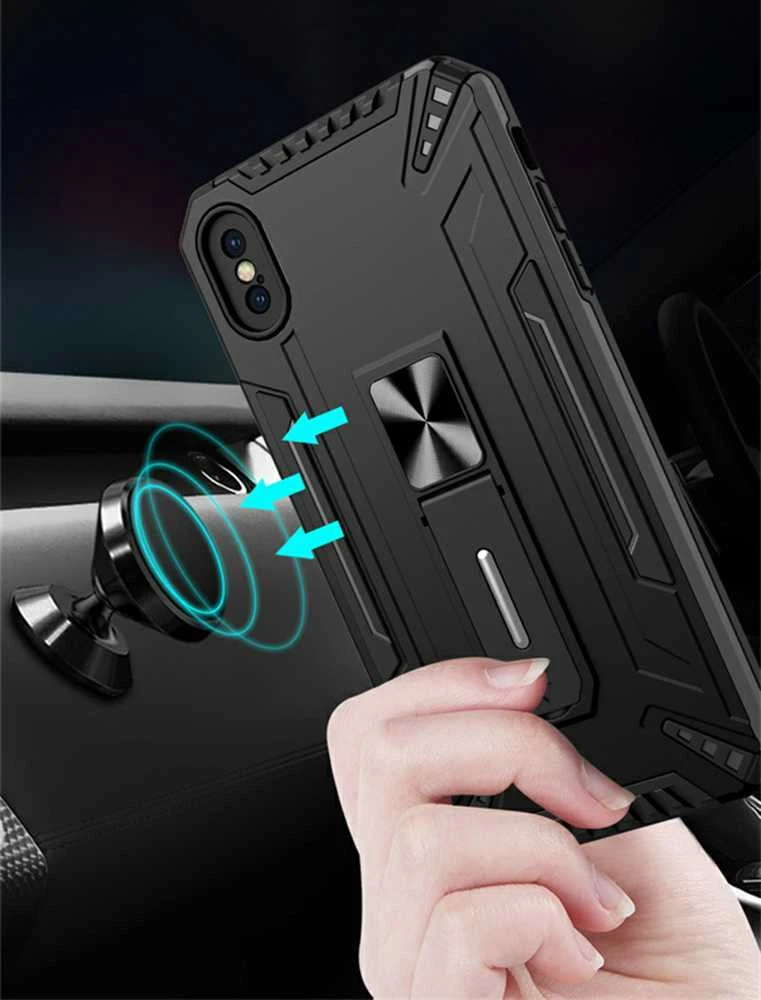Fusion Accessories Topt Shock Armor dėklas skirtas Xiaomi Redmi Note 11 5G/Note 11S 5G/Poco M4 Pro 5G juodos spalvos