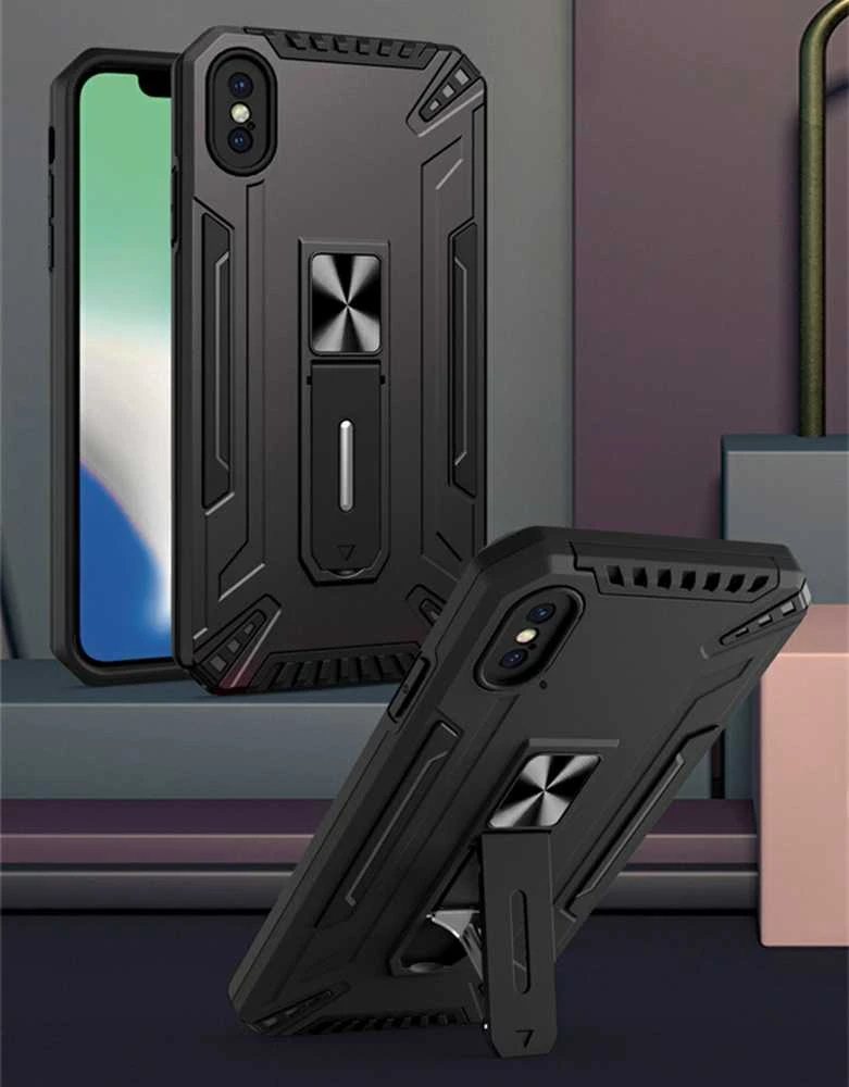 Fusion Accessories Topt Shock Armor dėklas skirtas Xiaomi Redmi Note 11 5G/Note 11S 5G/Poco M4 Pro 5G juodos spalvos