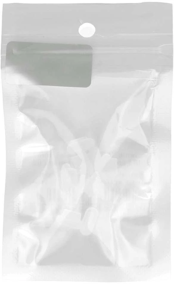 Toptel Topt Silicone anti-dust plug Lightning baltas – 10 pieces