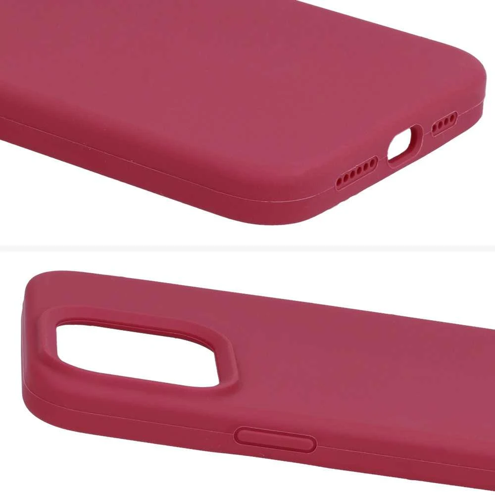 Toptel Topt Silicone Lite Dėklas skirtas Apple iPhone 16e bordo spalvos