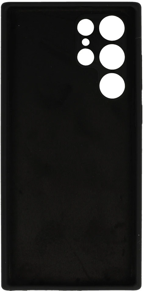 Fusion Accessories Silicone Lite dėklas skirtas Samsung Galaxy S23 Ultra juodas