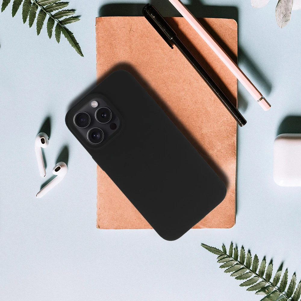 Toptel Topt Silicone Lite Dėklas skirtas Xiaomi Redmi Note 15 Pro 5G juodos spalvos