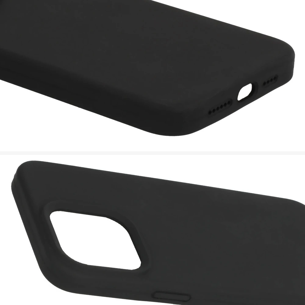 Toptel Topt Silicone Lite Dėklas skirtas Xiaomi Redmi Note 15 Pro Plus 5G juodos spalvos