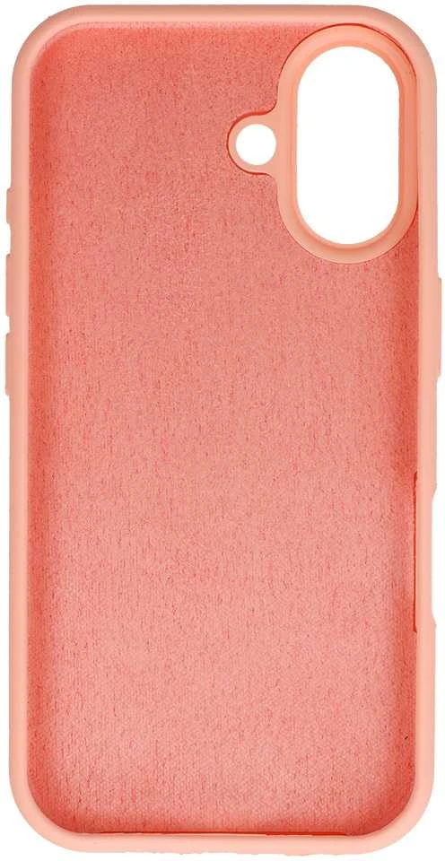 Fusion Accessories Topt Silikoninis Lite dėklas skirtas Apple iPhone 16 persikų spalvos