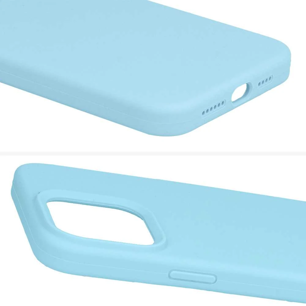 Toptel Topt Silikoninis Lite dėklas skirtas Apple iPhone 13 Pro Max light mėlynos spalvos