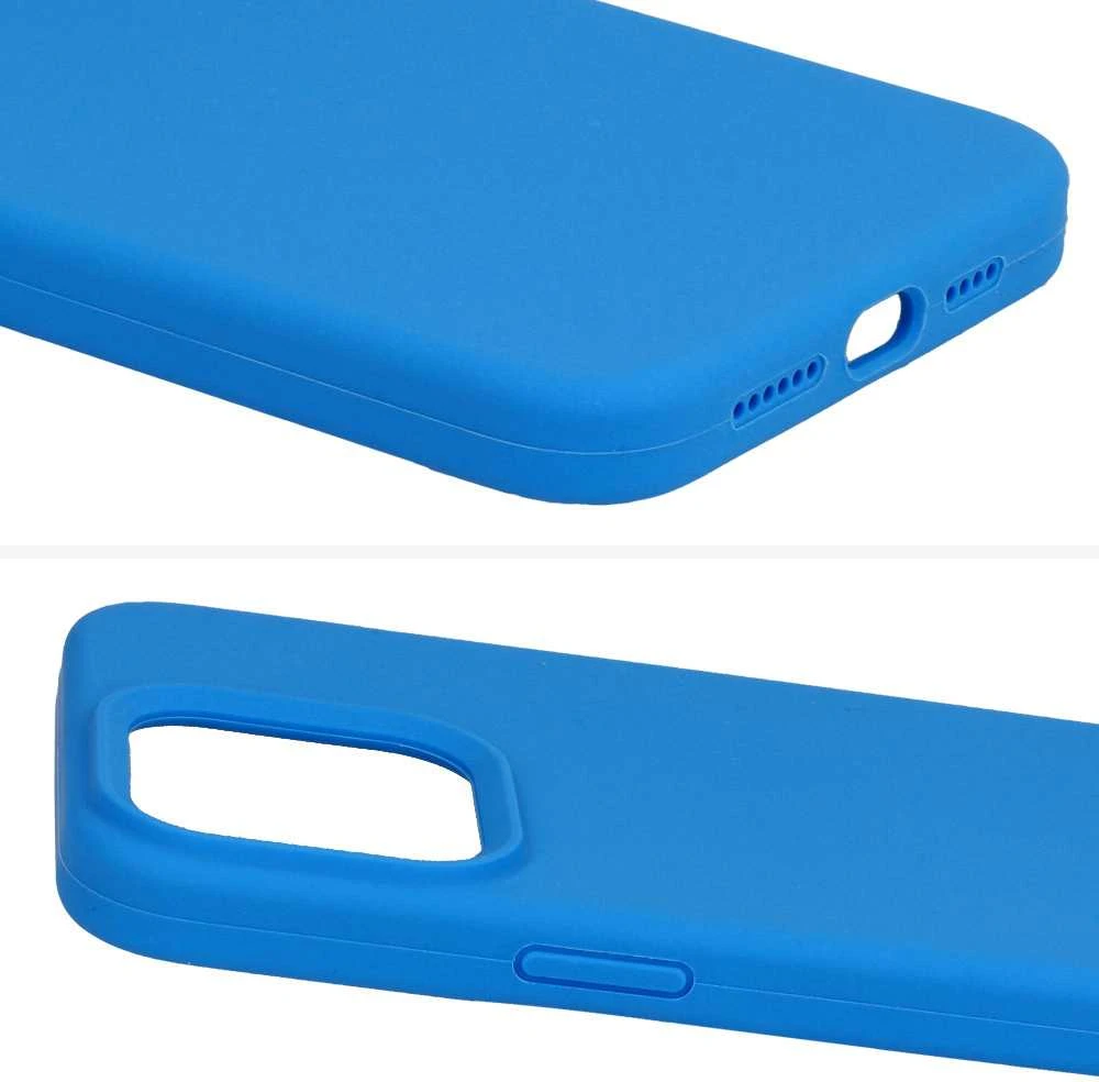 Toptel Topt Silikoninis Lite dėklas skirtas Apple iPhone 15 Pro Max mėlynos spalvos