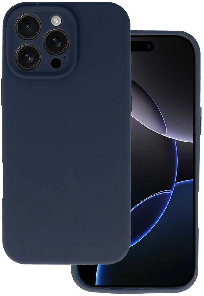 Fusion Accessories Topt Silicone Lite Dėklas skirtas Apple iPhone 16 Pro mėlynos palvos