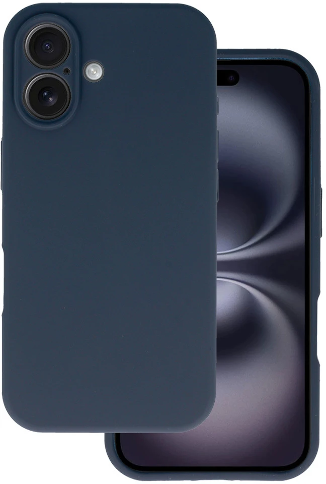 Oem Silikoninis „Lite“ dėklas, skirtas „iPhone 16“, tamsiai mėlynas