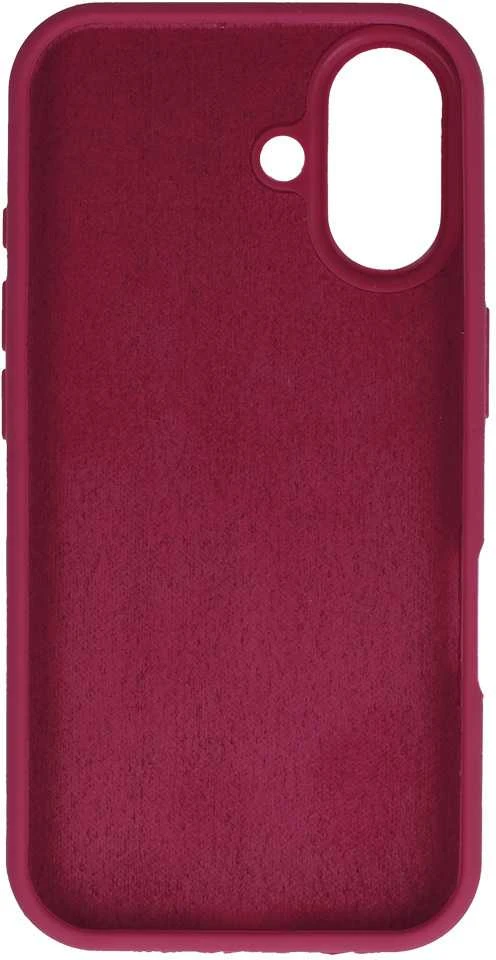 Fusion Accessories Topt Silikoninis Lite dėklas skirtas Apple iPhone 16 burgundy