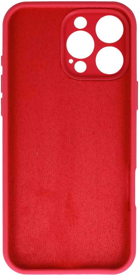 Fusion Accessories Tel Protect Silicone Lite dėklas skirtas Apple iPhone 16 Pro Max avietinės spalvos