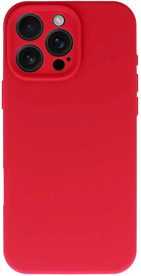 Fusion Accessories Tel Protect Silicone Lite dėklas skirtas Apple iPhone 16 Pro Max avietinės spalvos