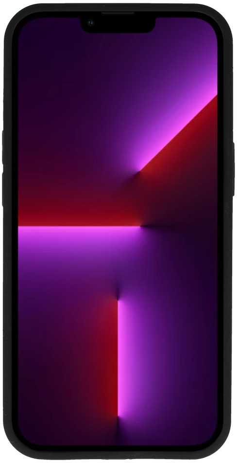 Topt Silicone Lite dėklas skirtas Apple iPhone 13 juodos spalvos