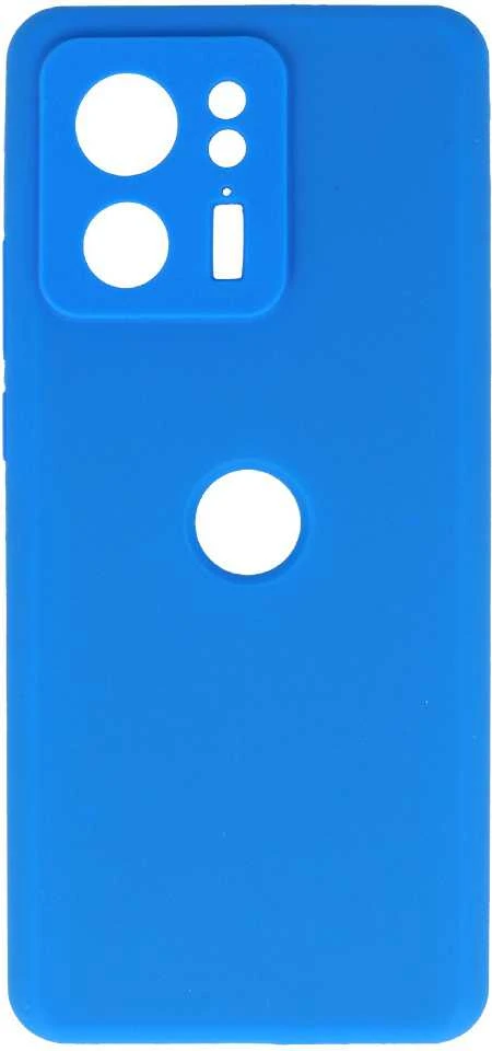 Fusion Accessories Topt Silikoninis Lite dėklas skirtas Motorola Edge 40 5G mėlynos spalvos