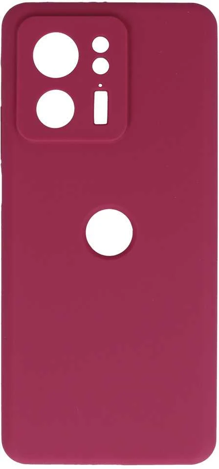 Fusion Accessories Topt Silikoninis Lite dėklas skirtas Motorola Edge 40 5G burgundy