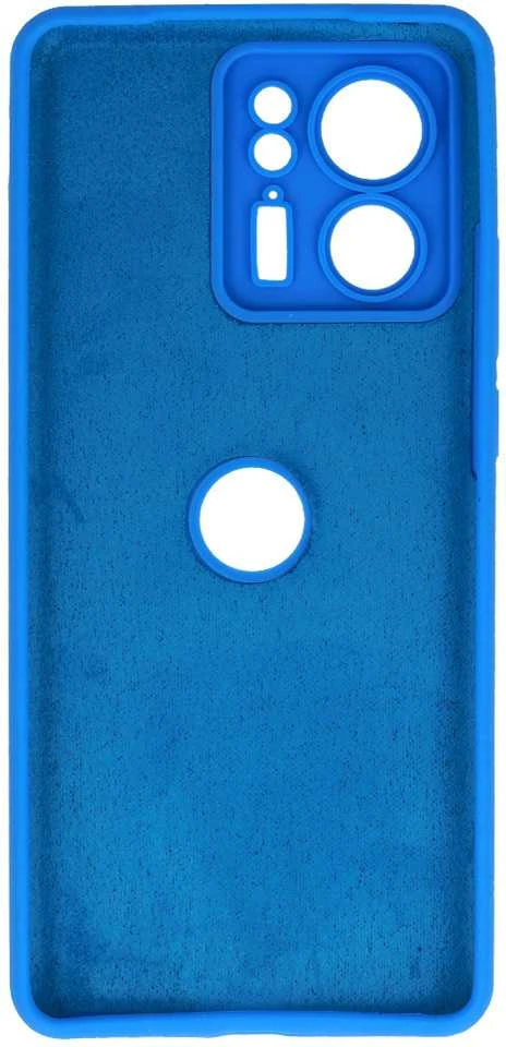 Fusion Accessories Topt Silikoninis Lite dėklas skirtas Motorola Edge 40 5G mėlynos spalvos