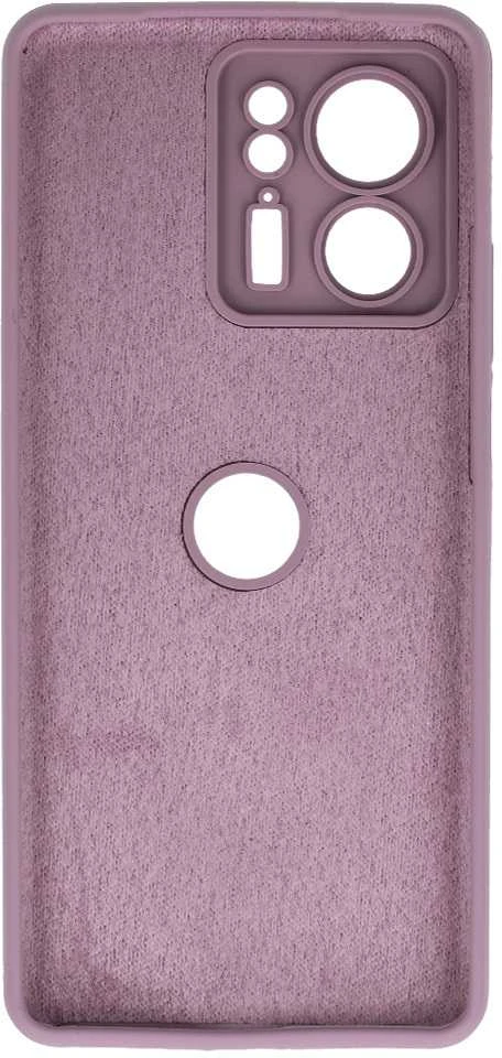 Fusion Accessories Topt Silikoninis Lite dėklas skirtas Motorola Edge 40 5G heather