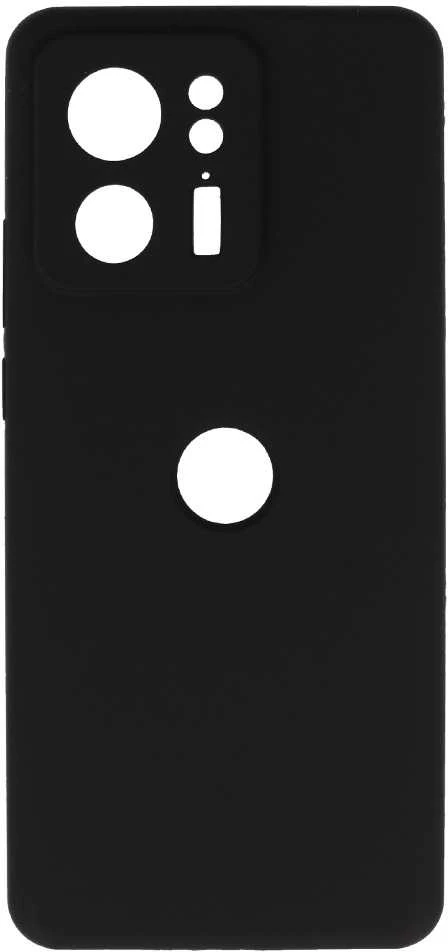 Fusion Accessories Topt Silikoninis Lite dėklas skirtas Motorola Edge 40 5G juodos spalvos