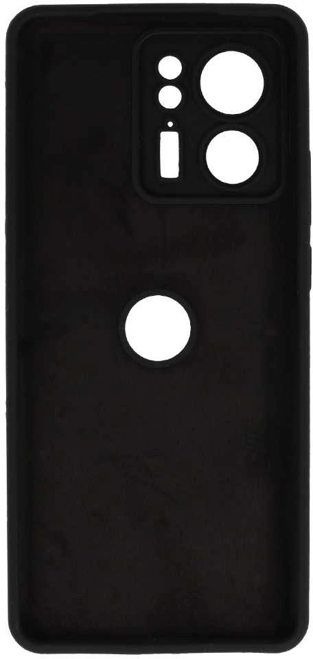 Fusion Accessories Topt Silikoninis Lite dėklas skirtas Motorola Edge 40 5G juodos spalvos