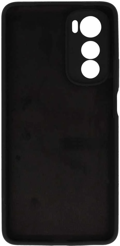 Fusion Accessories Topt Silikoninis Lite dėklas skirtas Motorola Edge 30 juodos spalvos