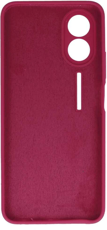 Fusion Accessories Topt Silikoninis Lite dėklas skirtas Oppo A38 4G burgundy
