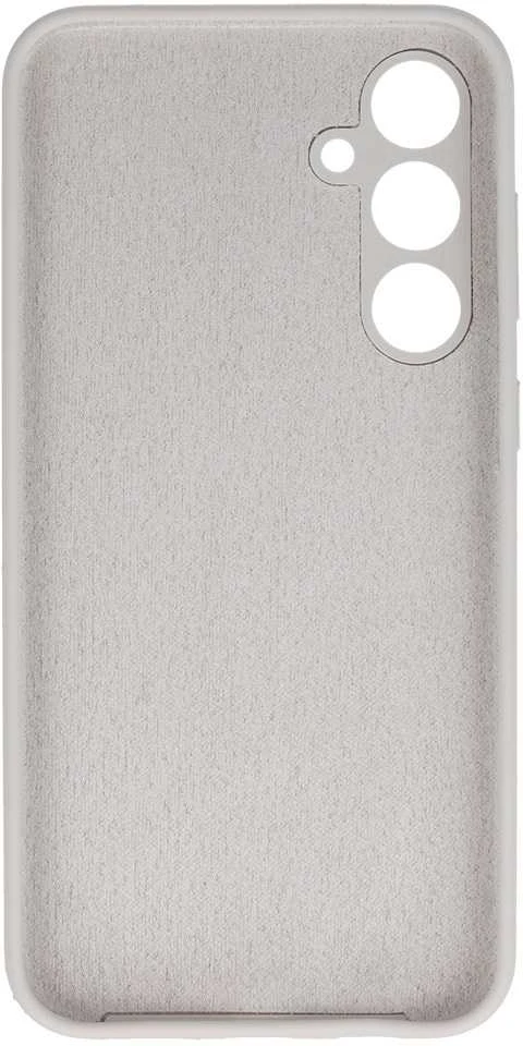 Fusion Accessories Topt Silikoninis Lite dėklas skirtas Samsung Galaxy S23 FE titanium