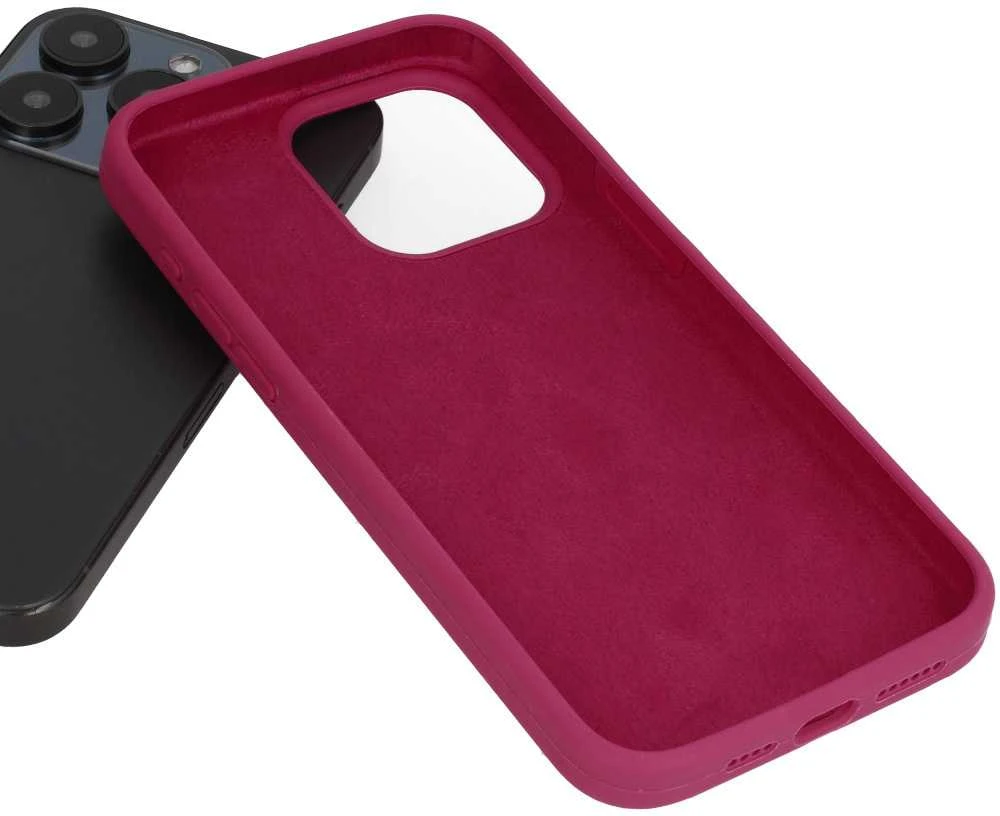 Fusion Accessories Topt Silikoninis Lite dėklas skirtas Samsung Galaxy A15 4G/5G raspberry
