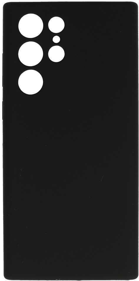Fusion Accessories Silicone Lite dėklas skirtas Samsung Galaxy S23 Ultra juodas