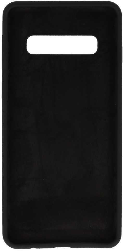 Fusion Accessories Topt Silicone Lite dėklas skirtas Samsung Galaxy S10 juodos spalvos
